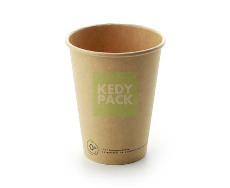 Gobelet Carton kraft sans Plastic Free