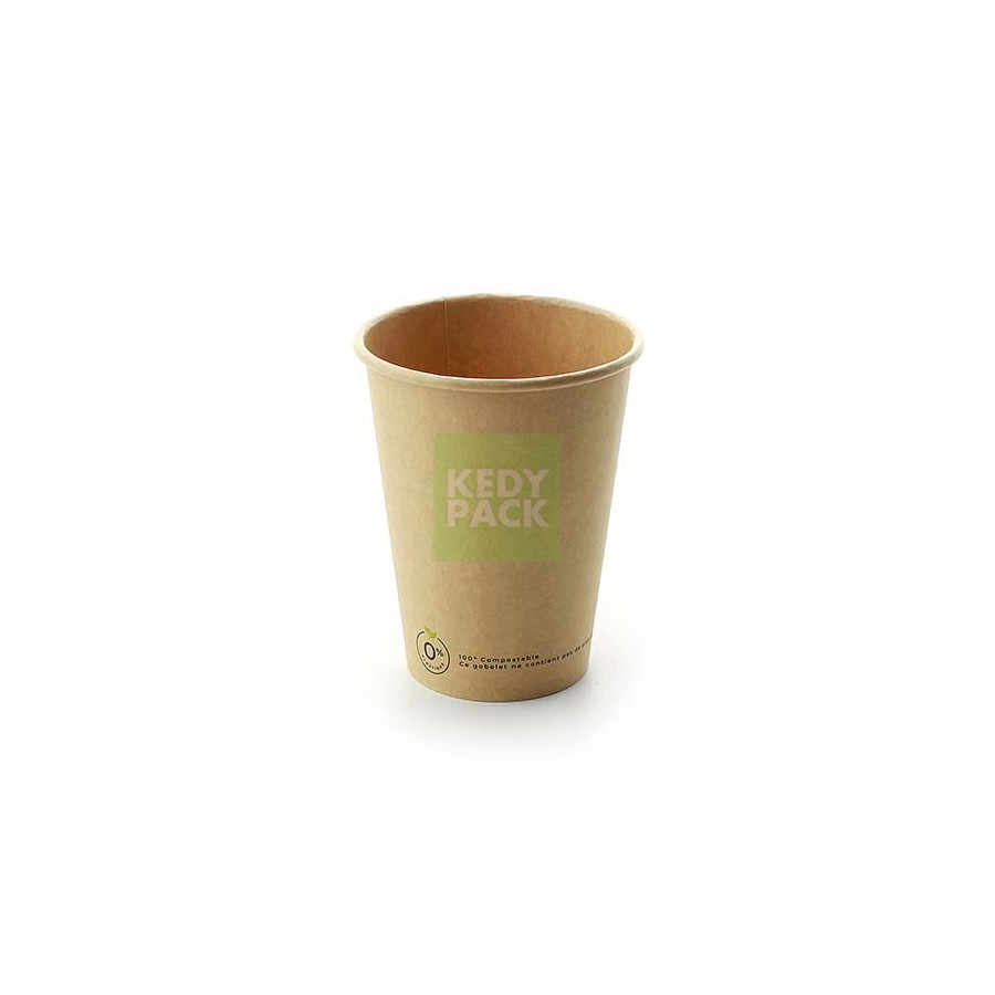 Gobelet Carton kraft sans Plastic Free Gobelet Carton kraft sans Plastic Free