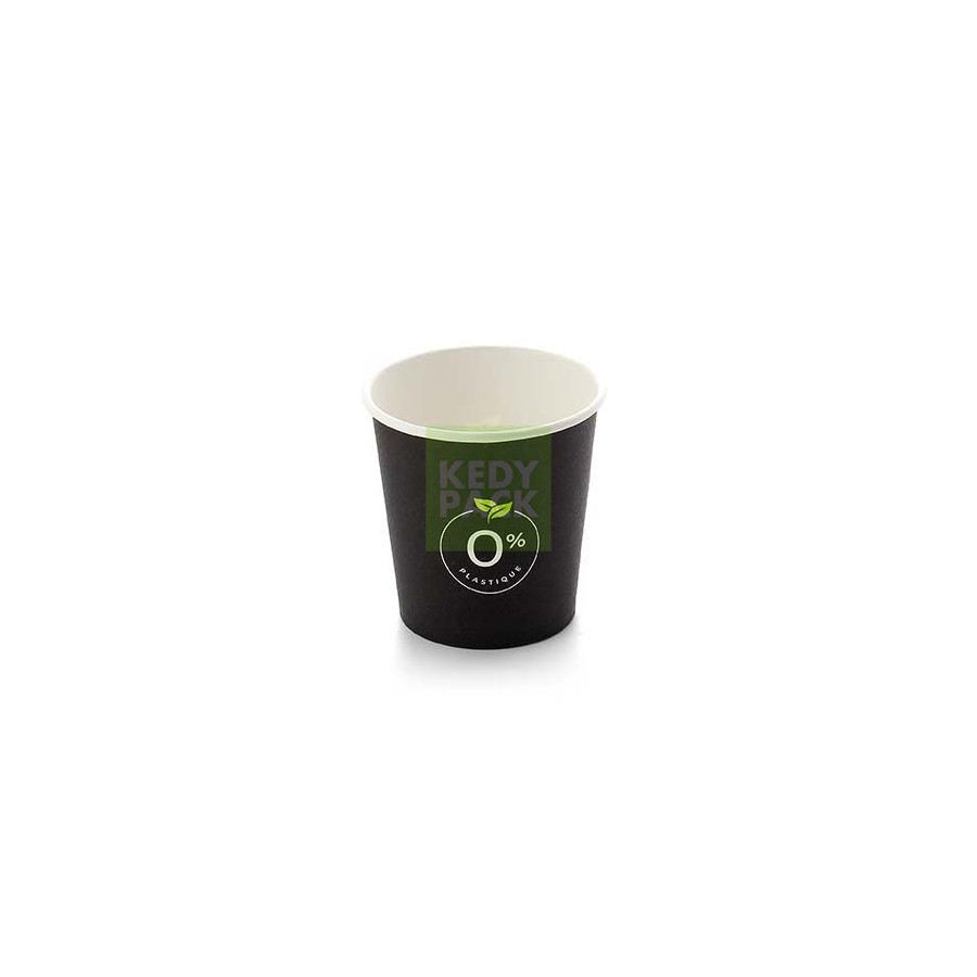 Gobelet Carton Noir Sans Plastic Gobelet Carton Noir Sans Plastic