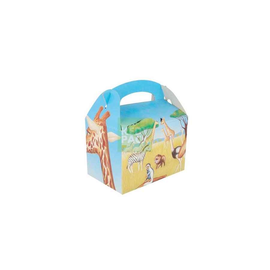 Boîte poigneé menu enfant ZOO