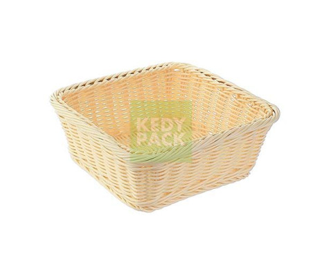 Panier pain carré en plastique