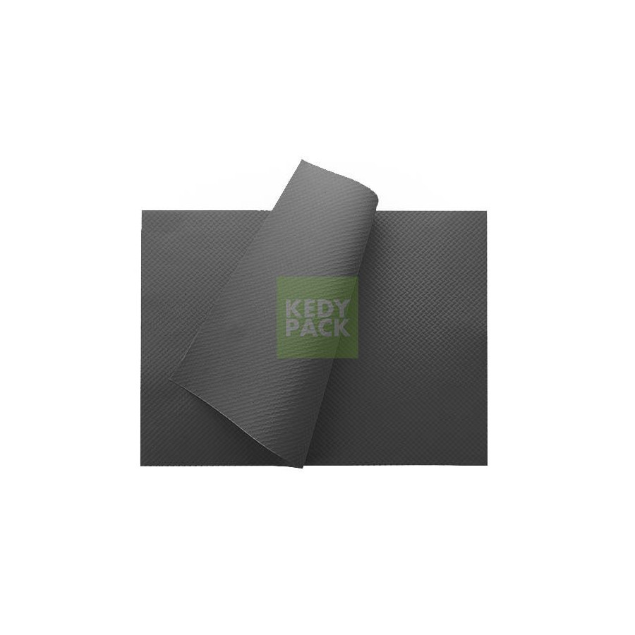 Set Table Papier 30x40 cm noir Gris