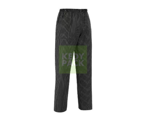 Pantalon de Cuisine à Elastique NOIR