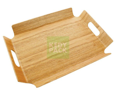 Plateau bois Rectangulaire poignée