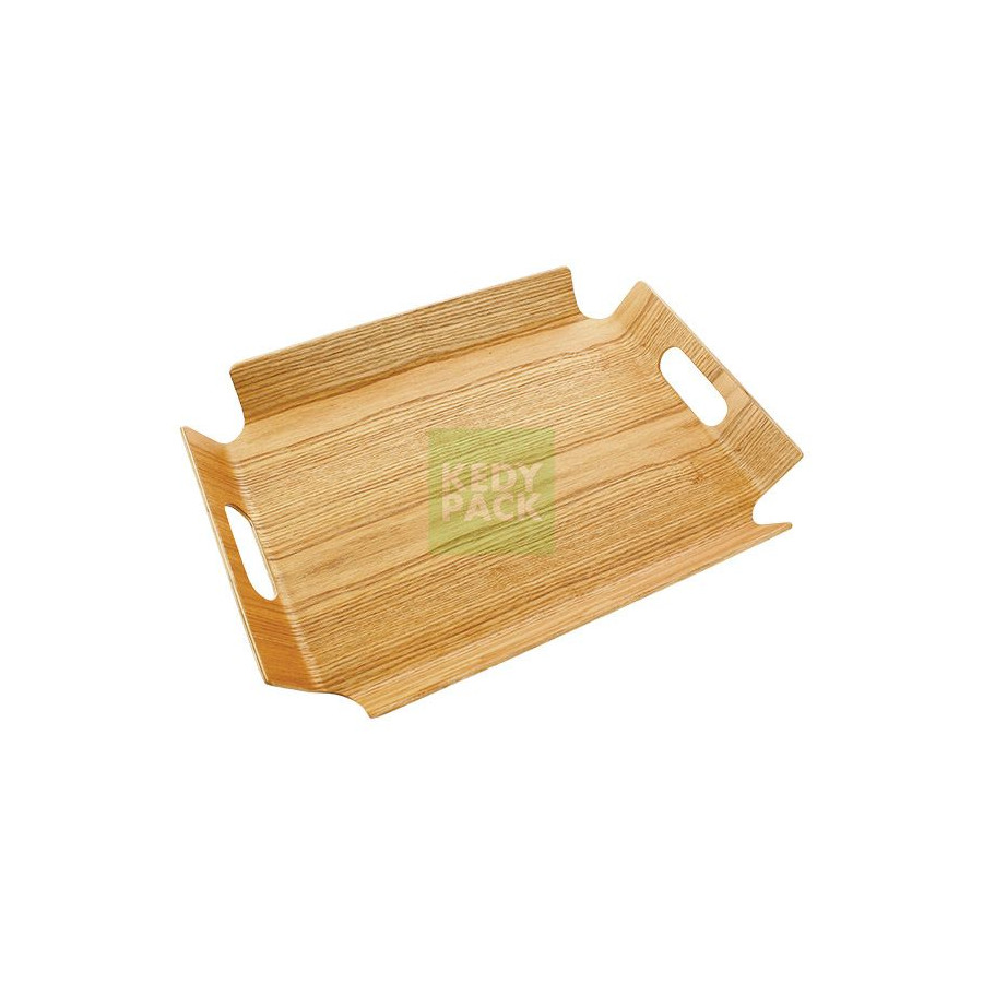 Plateau bois Rectangulaire poignée