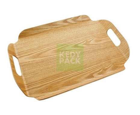 Plateau bois Rectangulaire poignée