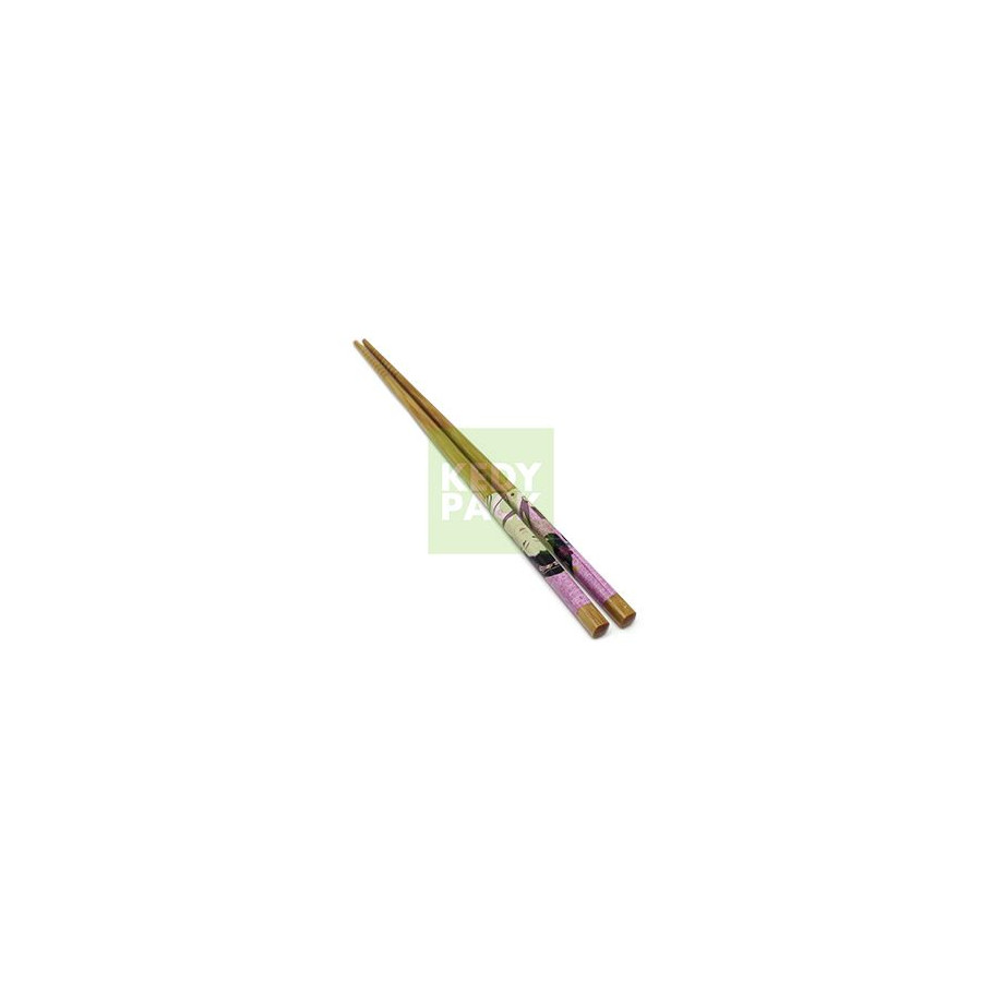 Baguette motif femme geisha en Bambou