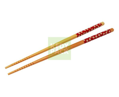 Baguette en bois avec motif sakura