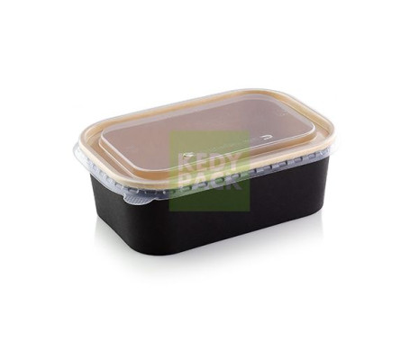 Boîte + couvercle PP micro-ondable