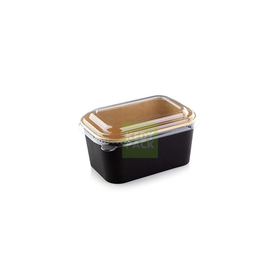 Boîte Rectangulaire, couvercle PET