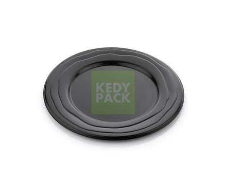 Assiette Ronde Plastique Réutilisable