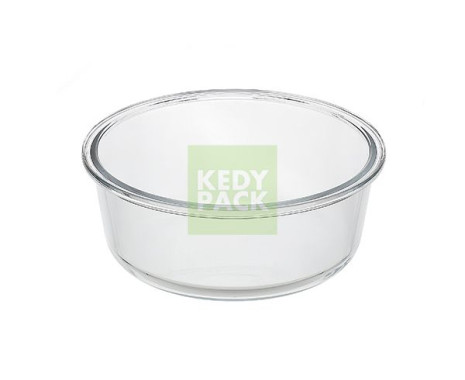 Boite hérmetique verre, couvercle PP