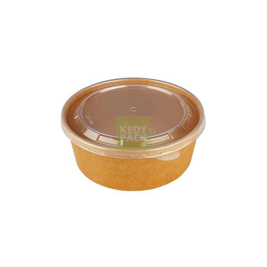 Bol carton + Couvercle micro-ondable Bol carton + Couvercle micro-ondable