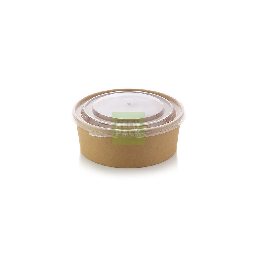 Bol carton + Couvercle micro-ondable Bol carton + Couvercle micro-ondable