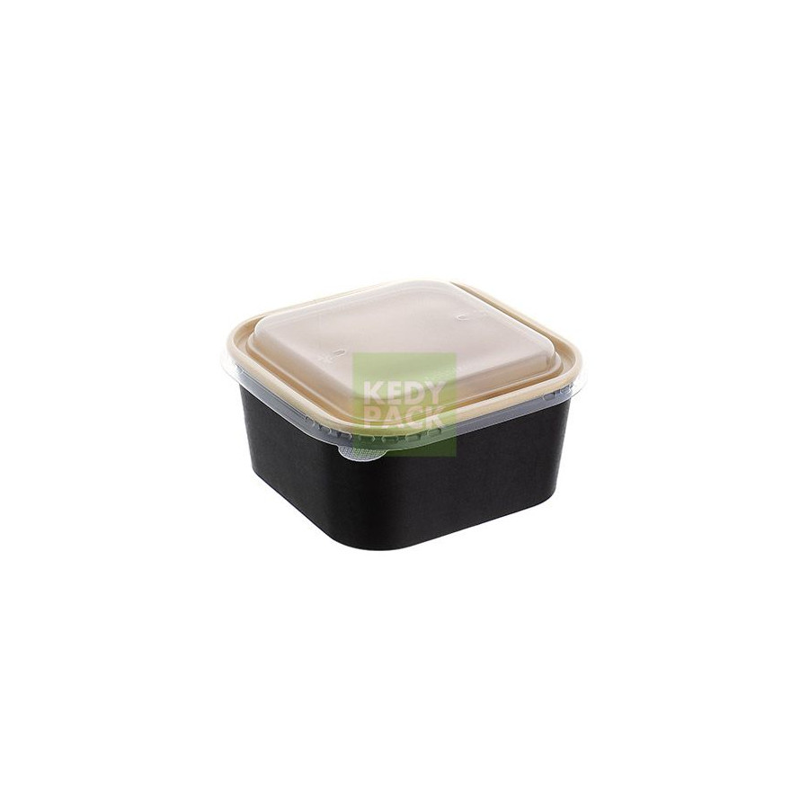Boîte en Carton NOIR + couvercle
