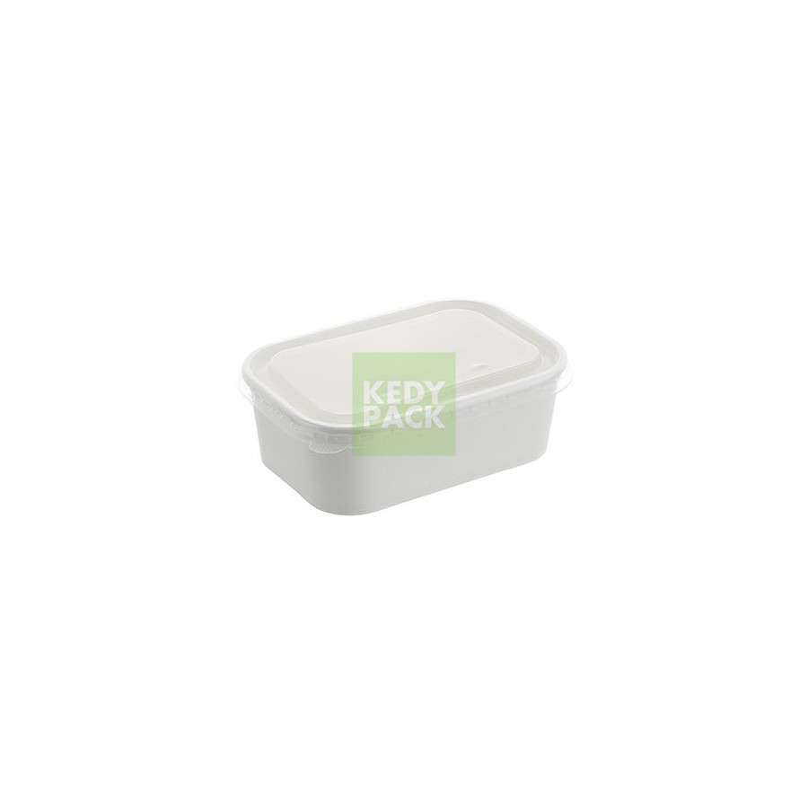 Boîte Blanche + couvercle PP