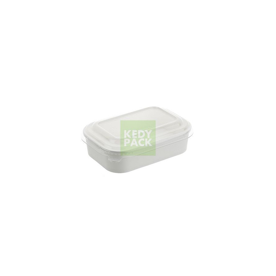 Boîte Blanche + couvercle PET