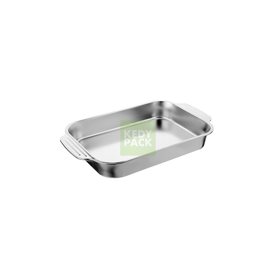 Plat en Inox Rect. avec Poigné 6cm Plat en Inox Rect. avec Poigné 6cm