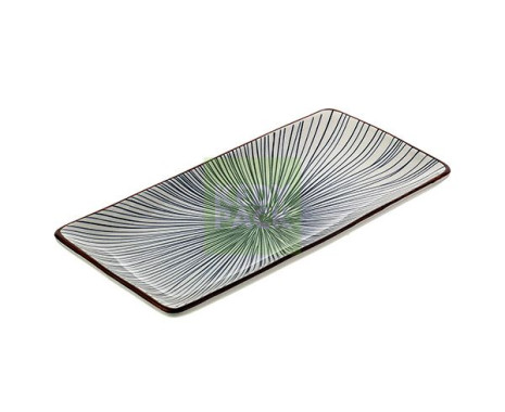 MIZO Rayures en Porcelaine