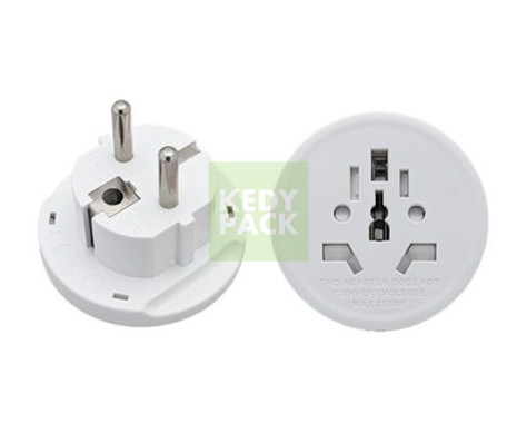 Adaptateur prise monde à europe