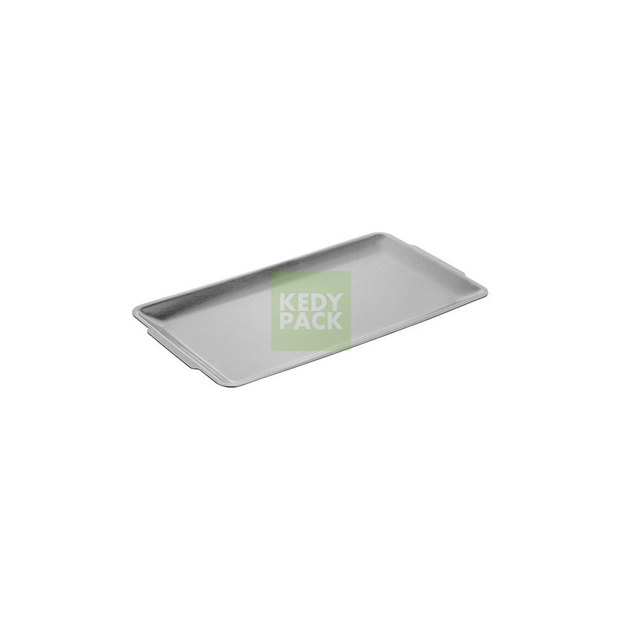 Plateau en inox mat vintage