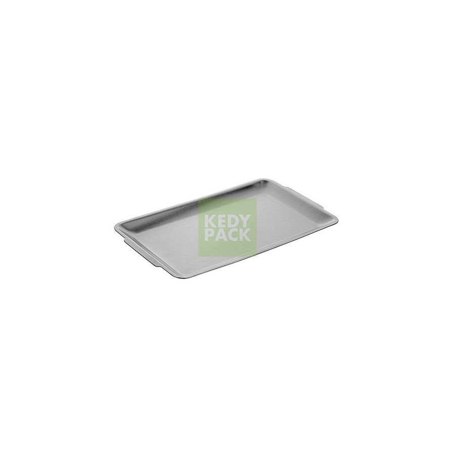 Plateau en inox mat vintage
