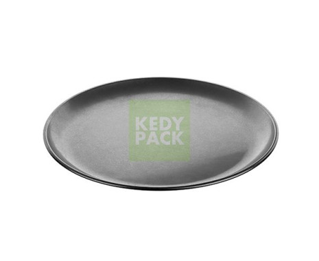 Bol et Assiette plat en inox mat usé