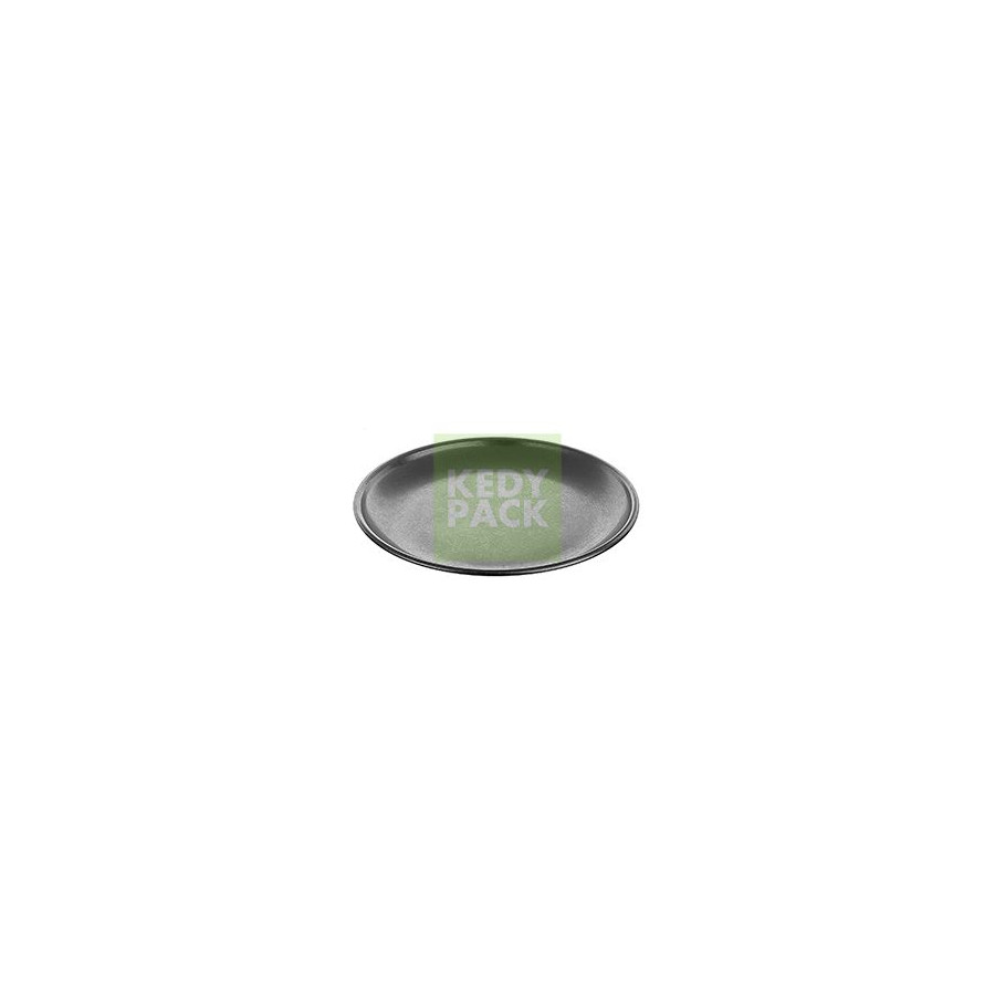 Bol et Assiette plat en inox mat usé Bol et Assiette plat en inox mat usé