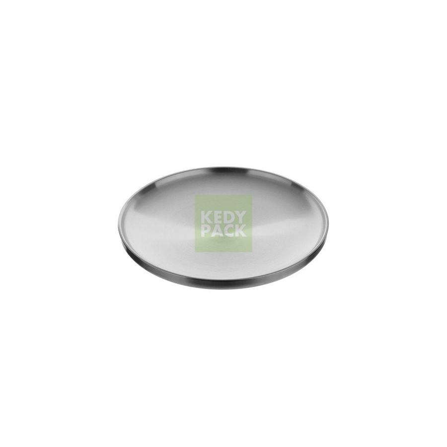 Assiete en inox double épaisseur Assiete en inox double épaisseur