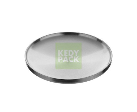 Assiete en inox double épaisseur