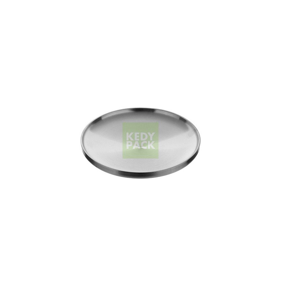 Assiete en inox double épaisseur