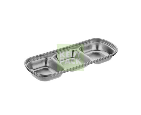 Coupelle Carrée Arrondi en inox