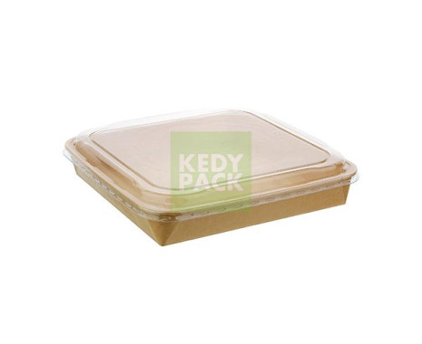 Plateau caré en carton kraft