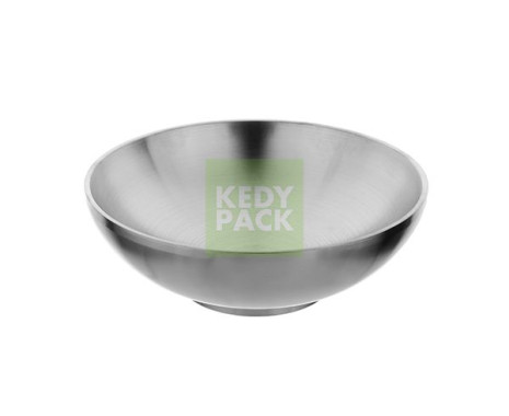Bol inox double épaisseur argent