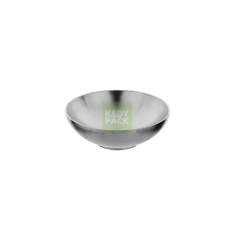 Bol inox double épaisseur argent