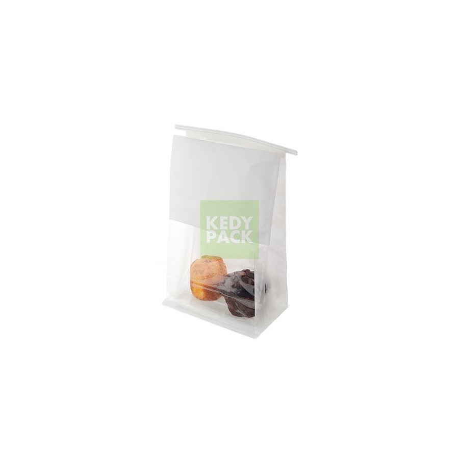 Sachet avec Fenêtre en Papier Blanc