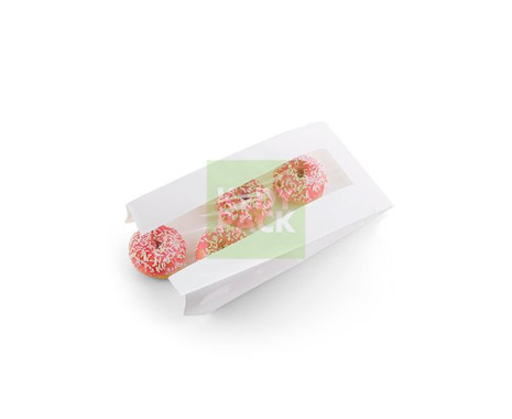 Sachet avec Fenêtre en Papier BLANC
