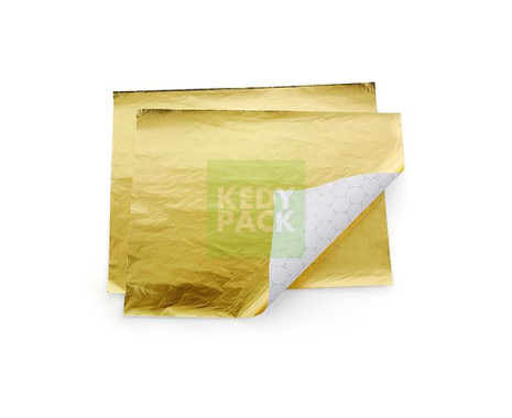 Papier Ingraissable Imprimé Doré