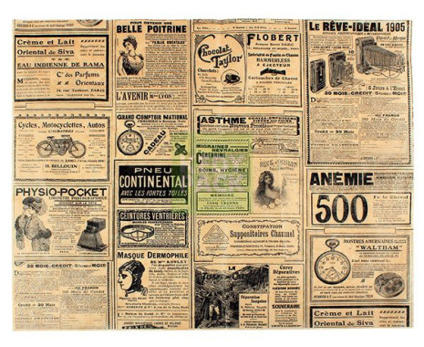 Papier ingraissable journal TIMES BRUN