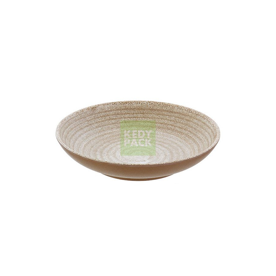 Vaisselle style terre cuite spirale