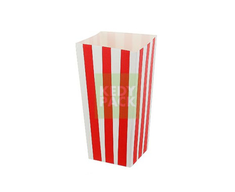 Boite à Pop Corn rouge blanc