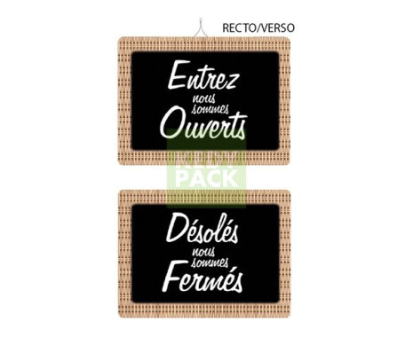 Pancarte ouvert / fermé