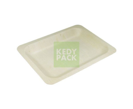 Plateau en bois jetable