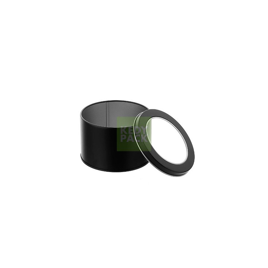 Boite inox avec fenetre transparent