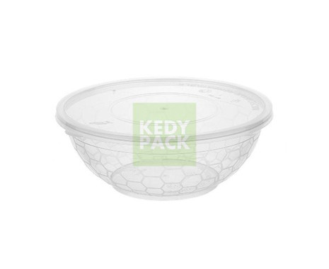 Bol rond BOBUN blanc et Couvercle