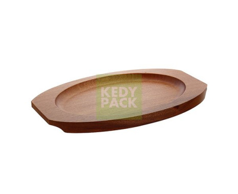 Plat Ovale en Inox Bi-Color