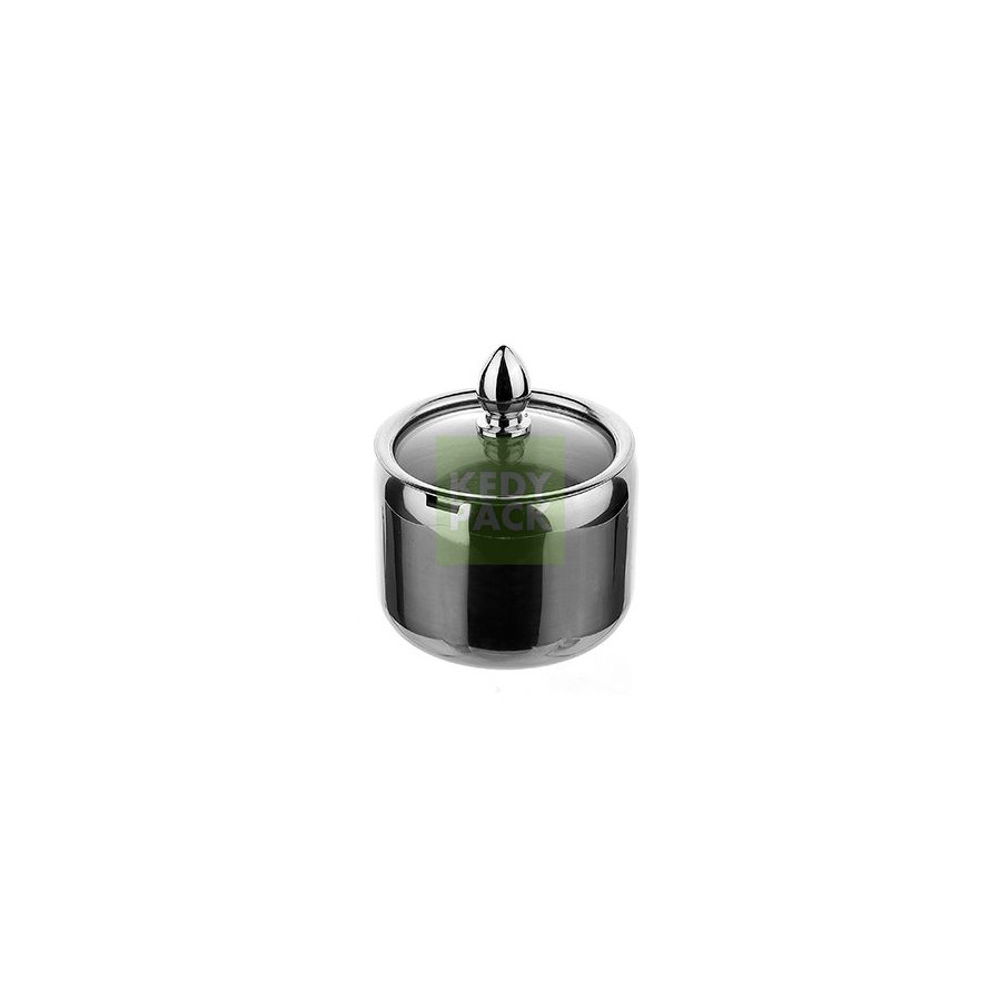 Pot condiment inox