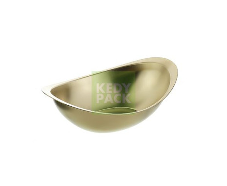 Barquette Ovale en Inox COREE CHAMPAGN