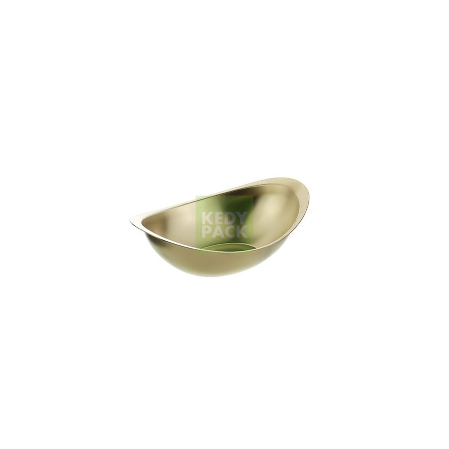 Barquette Ovale en Inox COREE CHAMPAGN
