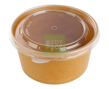 Bol carton + Couvercle micro-ondable